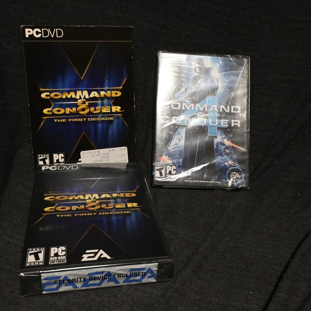 SEALED Command & Conquer: The First Decade & 4: Tiberian Twilight PC DVD-ROM NEW